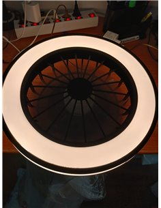 BRILONER - Ceiling Fan with LED Light, Remote Control, Silent DC Motor with 5 Speeds, CCT and Dimmable Light, Bedroom Ceiling Fa 2