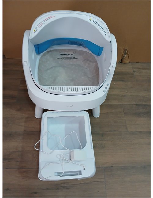 PetPivot Self-Cleaning Litter Box with Open Design and Large Capacity, Automatic and Manual Modes, Quick Cleaning and Easy to Sh