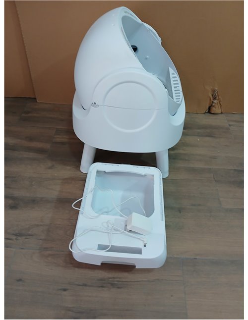 PetPivot Self-Cleaning Litter Box with Open Design and Large Capacity, Automatic and Manual Modes, Quick Cleaning and Easy to Sh