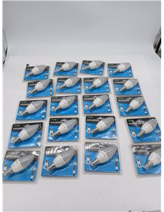 Bombilla LED E14 6W 470lm 3000K pack de 20 bombillas