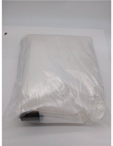 Lona Transparente Impermeable Resistente con Ojales, 3.5 x 5 m, PVC, Cubierta de Lona Gruesa, Cubierta Transparente para jardín,