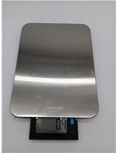 Cecotec Báscula de Cocina Digital Cook Control 9000 Waterproof, Alta Precisión, Acero Inoxidable, Resistente al Agua, Pantalla L 2