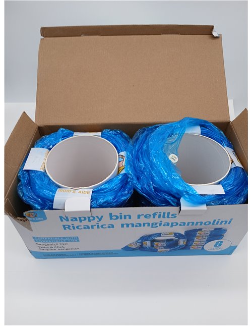 Mom's Aide Recambios compatible con el contenedor de pañales Tommee Tippee Sangenic Tec+Simplee Sangenic + Twist & Click (paquet