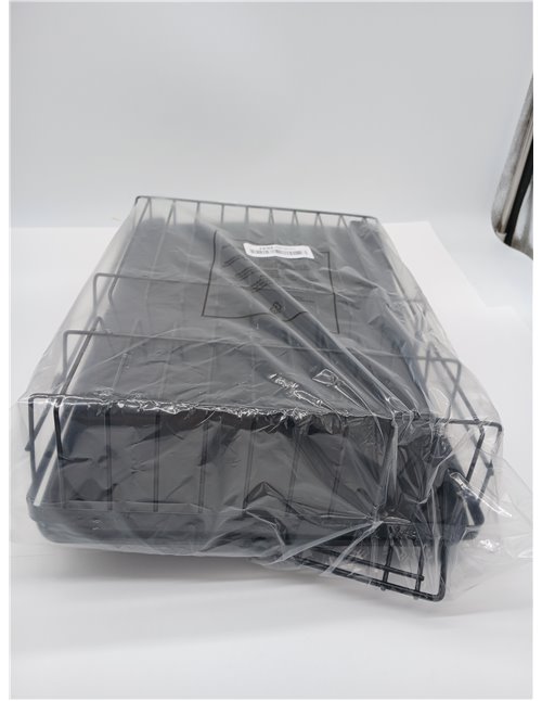 niffgaff Escurridor de platos negro (37.5 * 28 * 14.5 cm), escurridor de acero inoxidable con alfombrilla de secado rápido, sopo