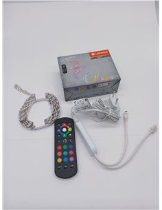 LEDVANCE Tira LED RGBW flexible Flex de 3 m, incluye mando a distancia, autoadhesiva, regulable, con batería y accesorios de mon 2
