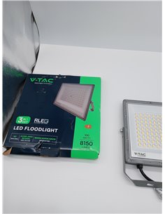 FOCO Foco LED Exterior 100W - [Chip Samsung + Tecnología RLE] - 8150 Lúmenes - IP65 - Proyector LED para Casa, Jardín, Garaje, A 2