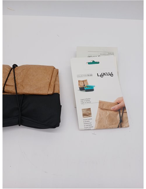 Lékué Bolsa Porta Alimentos, Tyvek, color Kraft, 4 L
