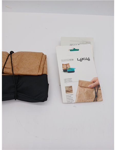 Lékué Bolsa Porta Alimentos, Tyvek, color Kraft, 4 L