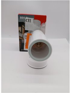 BRILONER - Aplique de Pared para Exteriores IP54 Protección contra Salpicaduras de Agua y Polvo, Casquillo GU10, Máx. 7W, Lámpar 2