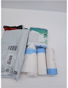 RMAN 90 Piezas Bolsas Arenero Gatos con Cordón Grande Bolsa Basura para Arenero Gatos Autolimpiable 55 x 30 cm, Resistentes a Lí 2