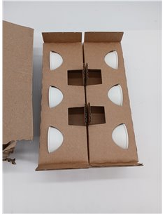 Amazon Basics Bombilla de luz puntual GU10 tipo LED, 4.7 W (equivalente a 50 W), blanco cálido, no regulable, paquete de 6 2