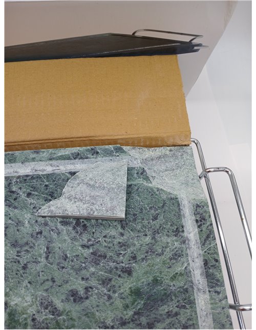 IBILI 755000 Grill Stone, Stainless Steel, Includes Stone with Stand, Tray and 2 Lamps, Silver, 37 x 18 cm
