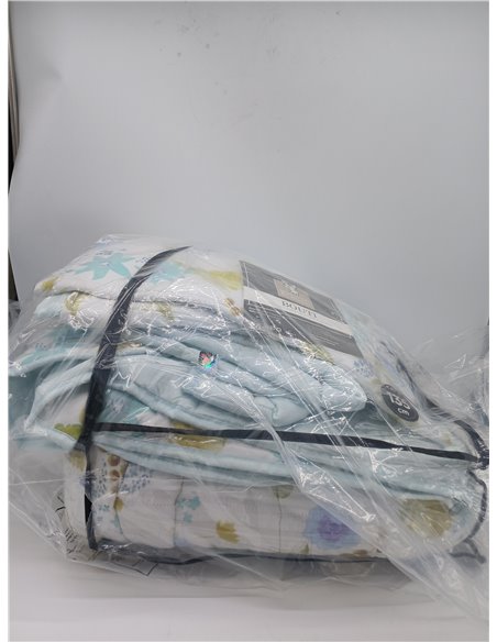 Burrito Blanco | Colchas Boutí | Cama de 135cm. (+Medidas Disponibles) | Diseño 140 | Color Verde (135x190/200cm.)