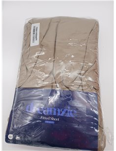 Dreamzie Bed Sheet Set 160 x 200 – Bonnet 35 cm – Soft Microfibre – for Thick Mattresses – Oeko-Tex Certified – Linen 2