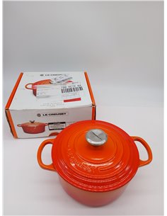 Le Creuset Cocotte redonda de hierro fundido, 18 cm, 1, 8 L, Todas Las Fuentes de Calor incluso inducción, Volcanico, 2117718090 2