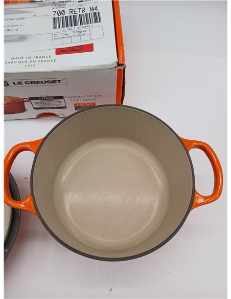 Le Creuset Cocotte redonda de hierro fundido, 18 cm, 1, 8 L, Todas Las Fuentes de Calor incluso inducción, Volcanico, 2117718090