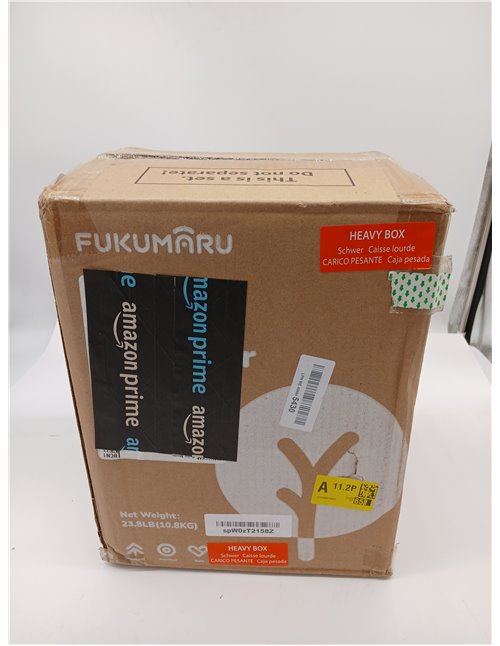 FUKUMARU Arena de Tofu para Gatos 10.8kg - Arena aglomerante para Gatos, Mezcla de pellets de madera de manzana, Libre de Polvo 