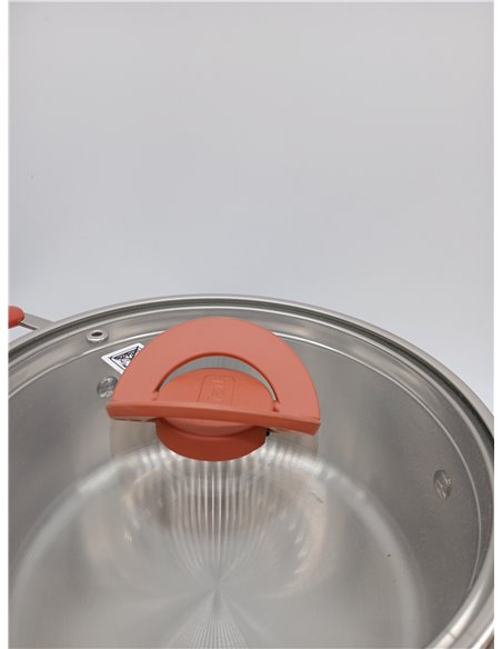 Tefal Optispace - Juego de 2 Ollas 18/20cm + 2 Tapas, Apto inducción, Thermo-Fusion, marcas medición, apto lavavajillas y ho