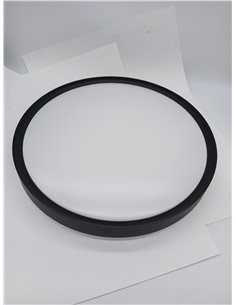 Cecotec Ventilador de Techo con Aspas Retráctites y Lámpara EnergySilence Aero 4280 Invisible Black. 40 W, Diámetro 42" (106cm), 2