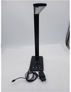 LED Desk Lamp with Wireless Charger, Flexo LED Dimmable Desk Lamp with USB Charging Port, 10 Brightness Levels, 5 Modes, Touch C 2
