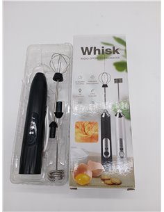 espumador de leche,USB Recargable batidor de leche electrico, 3 velocidades ajustable espumadera de leche, batidora leche espuma 2