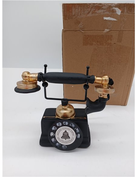 Decorative Antique Creative Retro Rotating Resin Telephone - Decoration for Bar, Home, Office - Decorative Lace for Home