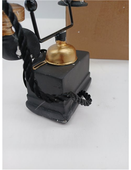 Decorative Antique Creative Retro Rotating Resin Telephone - Decoration for Bar, Home, Office - Decorative Lace for Home