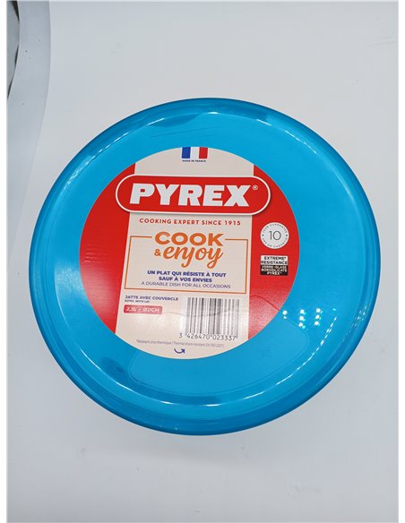 Pyrex Cook&Store - Bol para Mezclas, 21 cm, 2 l + Tapa, Color Amarillo