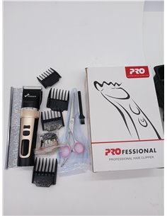 Gimars 2 en 1 potente motor 3.0 de bajo ruido para perros con hoja recortadora de patas de perro, kit de cortapelos recargable i