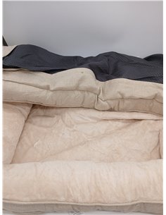 EHEYCIGA Cama Perro Grande 91x68x16cm, Colchon Perro Grandes Impermeable Lavable con Espuma Viscoelástica, Sofá Perro Desmontabl 2