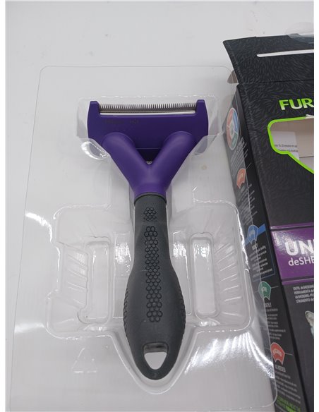 FURminator deShedding, Tool para gatos medianos/grandes de pelo corto, Cepillo talla M/L para eliminar el pelo suelto