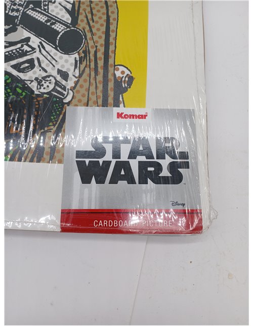 Komar WB113-40 x 50 cm - Cuadro decorativo para habitación infantil (40 x 50 cm), diseño de Star Wars
