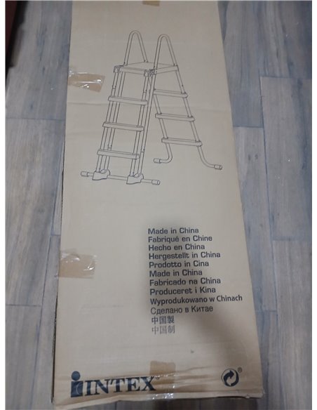 Escalera piscinas Intex - Para piscinas de hasta 122 cm