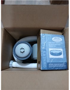 Intex 1500 GPH Cartridge Filter Pump (12 V), Gris, 36 x 24 x 29 cm, 28636 GS 2