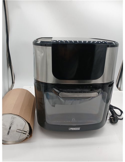 Princess Freidora sin Aceite y Horno de Aire Caliente con Cesta Giratoria – 11 litros – Multifunción – Accesorios Incluidos – 10