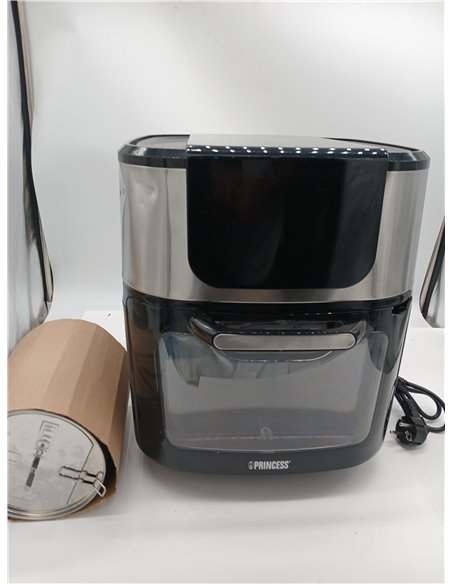 Princess Freidora sin Aceite y Horno de Aire Caliente con Cesta Giratoria – 11 litros – Multifunción – Accesorios Incluidos – 10