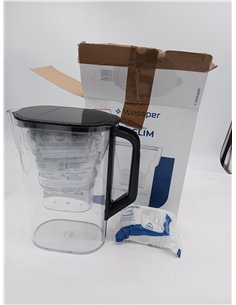 Wessper Jarra Filtradora Agua con Filtros, Jarra para Puerta de Frigorífico de 2,7 Litros, Filtro con Carbón Activo y Resina de  2