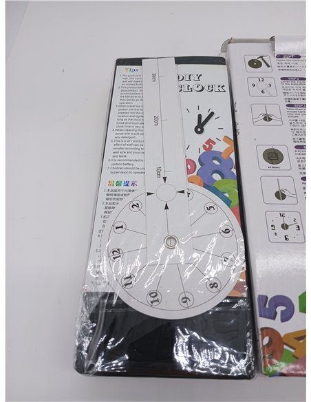 Yolistar Moderno Reloj de Pared con Pegatinas de Espejo, Bricolaje, Adhesivo de Pared 3D, decoración de Reloj, silencioso, fácil