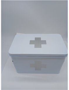 Zeller 18119 Medicine Cabinet, Metal, White, 32x19.5x20 cm 2