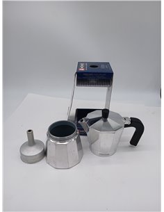 Monix Vitro Express | Cafetera de aluminio 6 tazas, apta para todo tipo de cocinas excepto inducción 2