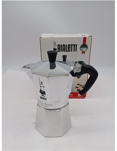 Bialetti - Moka Express: Icónica Cafetera Italiana para Espresso, Auténtico Café Italiano, Cafetera 4 Tazas (190 Ml), Aluminio,  2