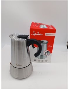 Jata Hogar CAX110 - Cafetera Italiana Inducción 10 Tazas Acero Inoxidable, Cafetera Moka Espresso, Compatible con Todas las Coci 2