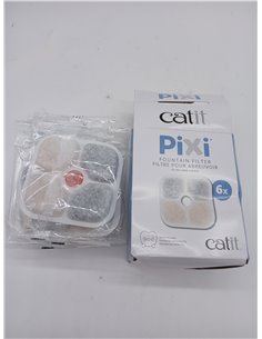 Catit Pixi Filtro para bebederos fuente, 6 unidades 2