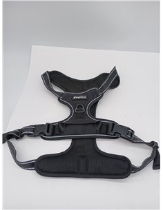 Eagloo Arnes Perro Grande, Arnes Antitirones Perro Antiescape, Chaleco Acolchado Ajustable, Anillos de Pecho y Espalda, Material 2