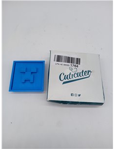 Cuticuter Creeper Cortador de Galletas Minecraft, azul 2