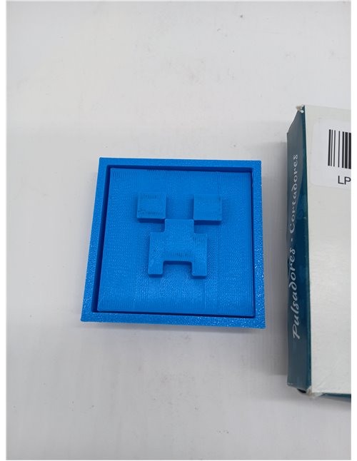 Cuticuter Creeper Cortador de Galletas Minecraft, azul