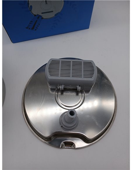 Fuente de Agua para Gatos Acero Inoxidable: Bebedero Gato Automatico Inox - 2.6L Fuente Gatos Agua Metalico con Ventana de Nivel
