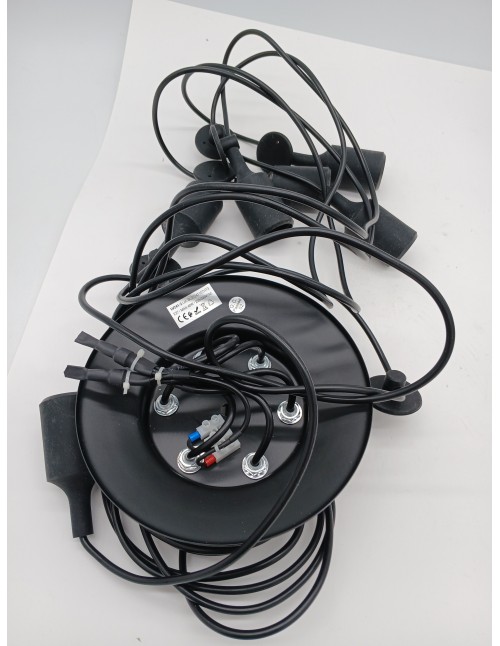 BarcelonaLED Lámpara de Araña Colgante Negro de Suspensión Estilo Vintage Retro con Cable PVC y 6 brazos Portalámparas E27 LED p