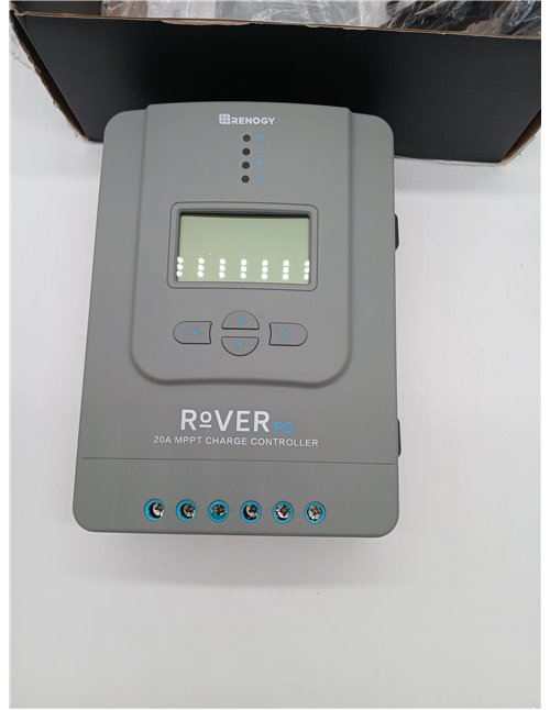 Renogy Regulador Panel Solar MPPT 30A, regulador de carga solar Mppt 30A, control de carga solar 12 V/24 V, regulador solar MPPT