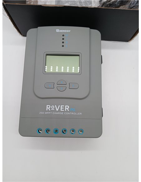 Renogy Regulador Panel Solar MPPT 30A, regulador de carga solar Mppt 30A, control de carga solar 12 V/24 V, regulador solar MPPT